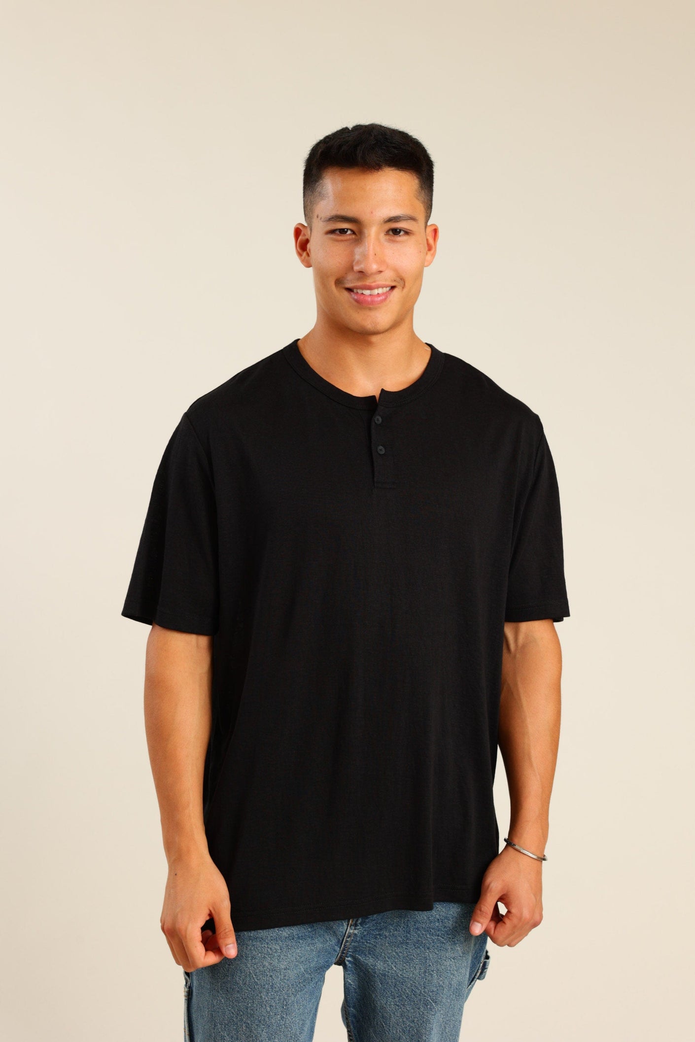 FOX גברים חולצה חולצה חלקה עם כפתורים חולצה חלקה עם כפתורים