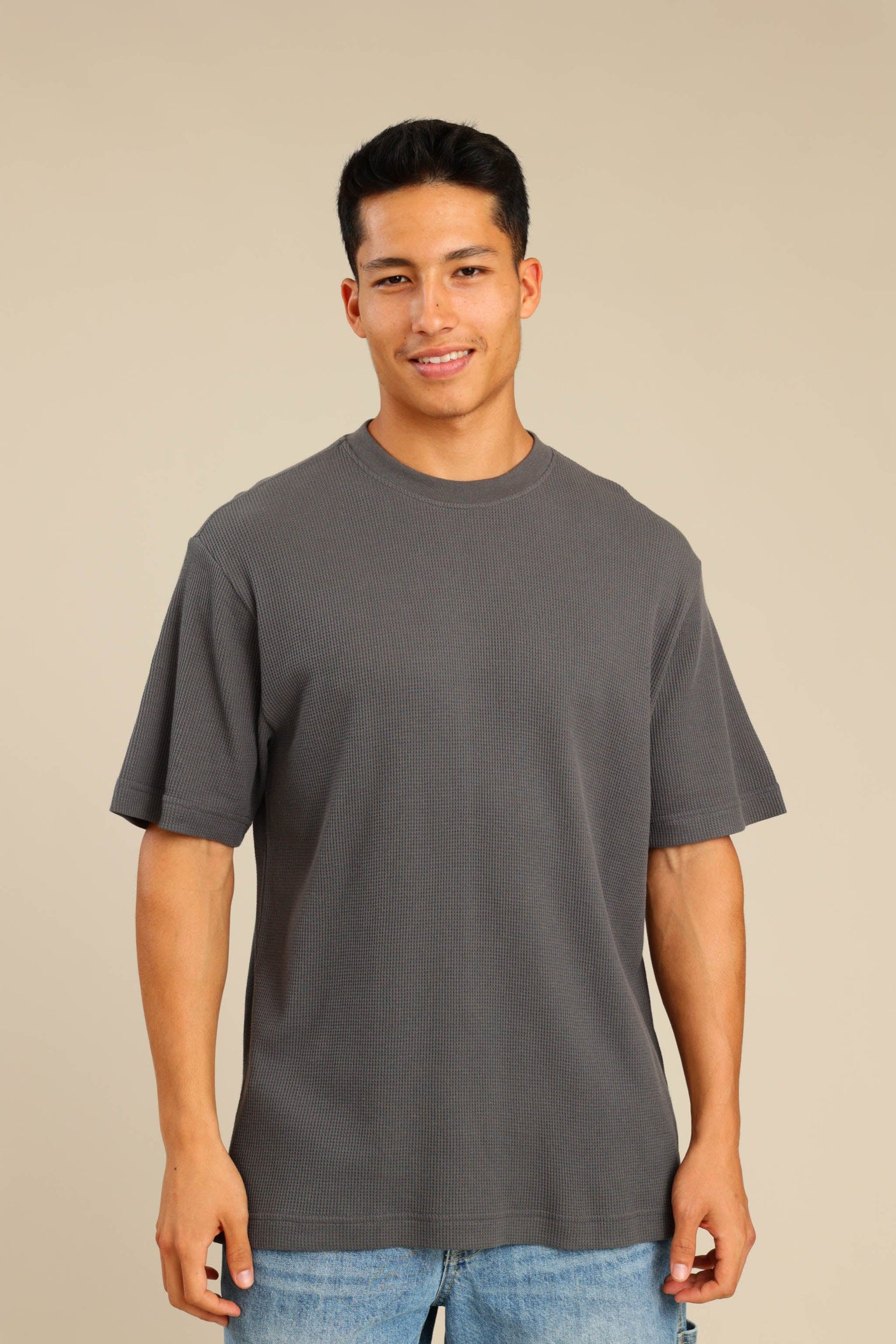 FOX גברים חולצה חולצה חלקה חולצה חלקה