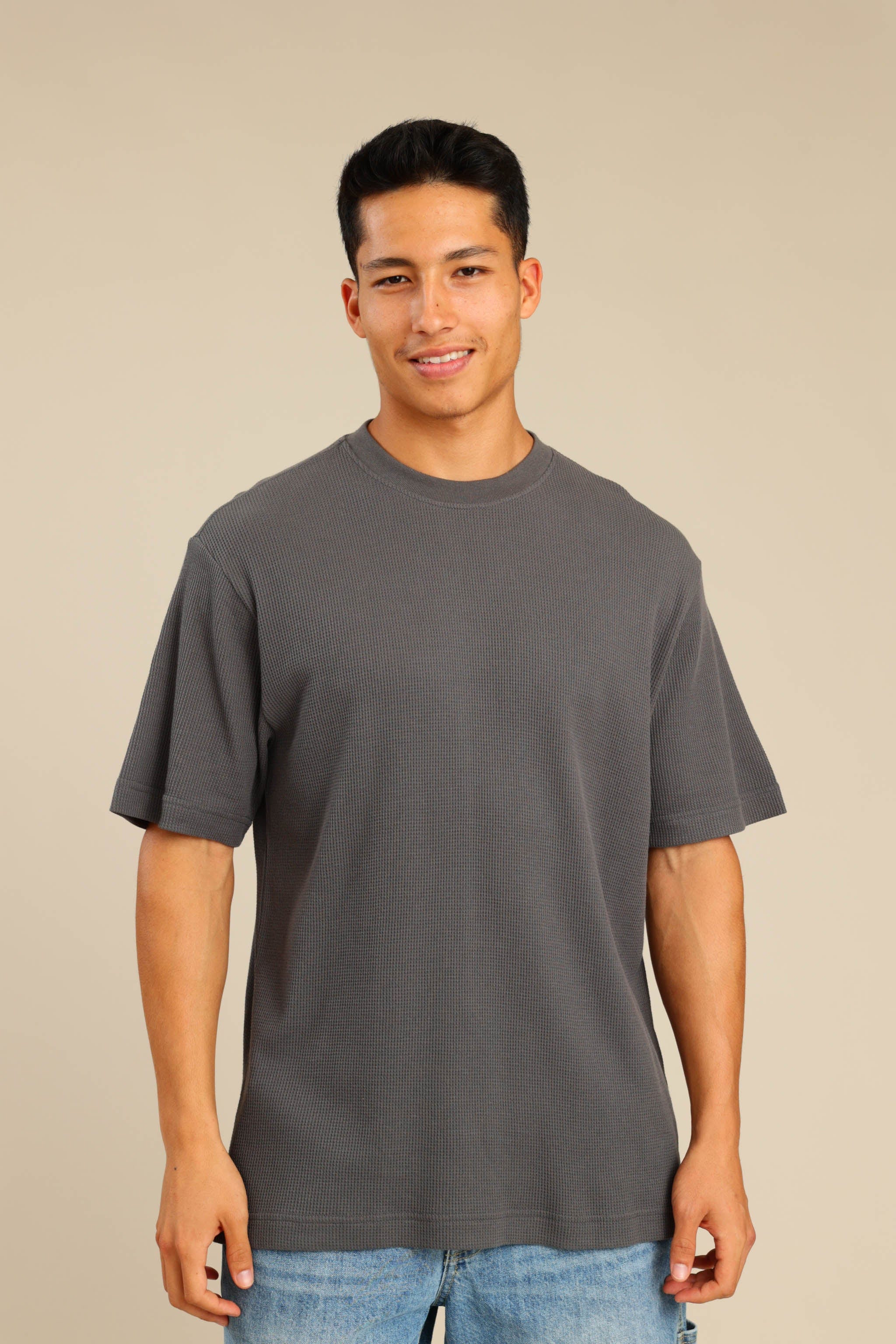 FOX גברים חולצה חולצה חלקה חולצה חלקה