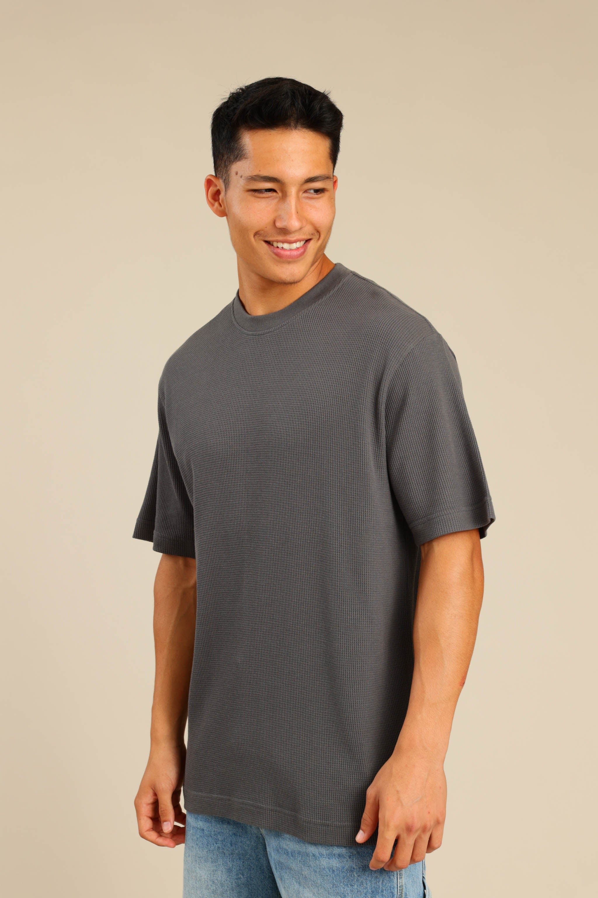 FOX גברים חולצה חולצה חלקה חולצה חלקה