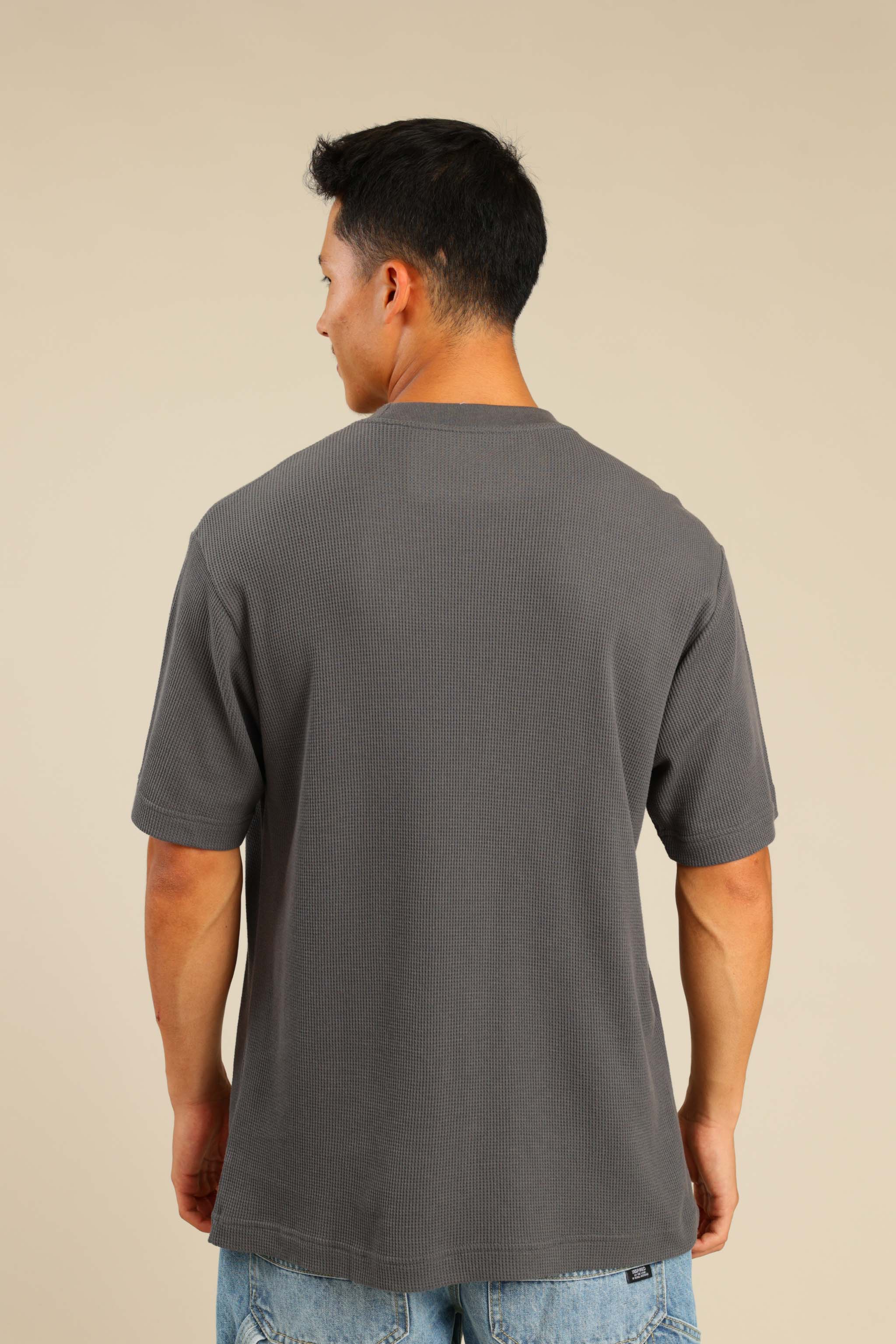 FOX גברים חולצה חולצה חלקה חולצה חלקה