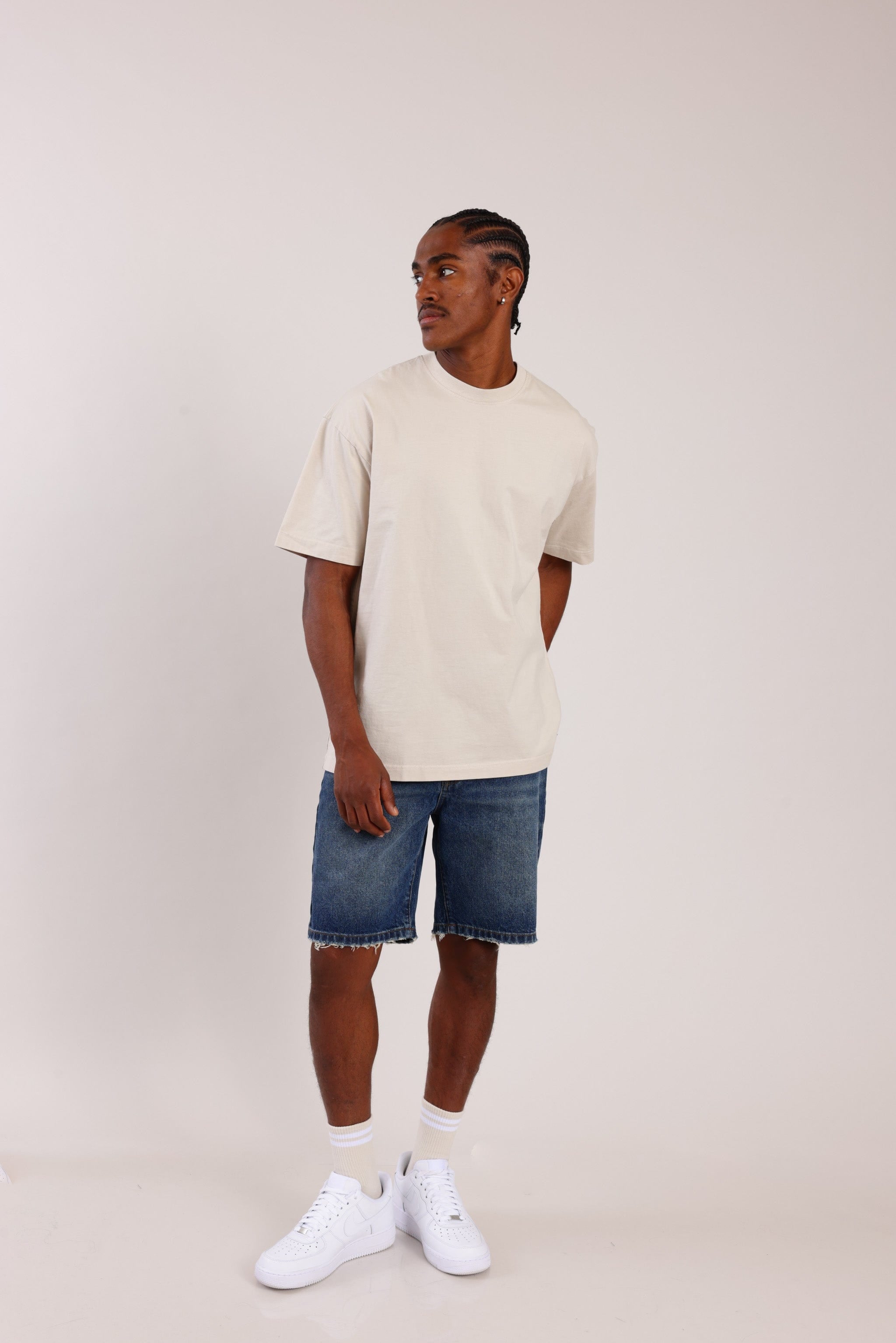 FOX גברים חולצה חולצת אוברסייז חולצת אוברסייז