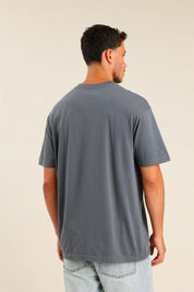 FOX גברים חולצה טישרט בייסיק צווארון V טישרט בייסיק צווארון V