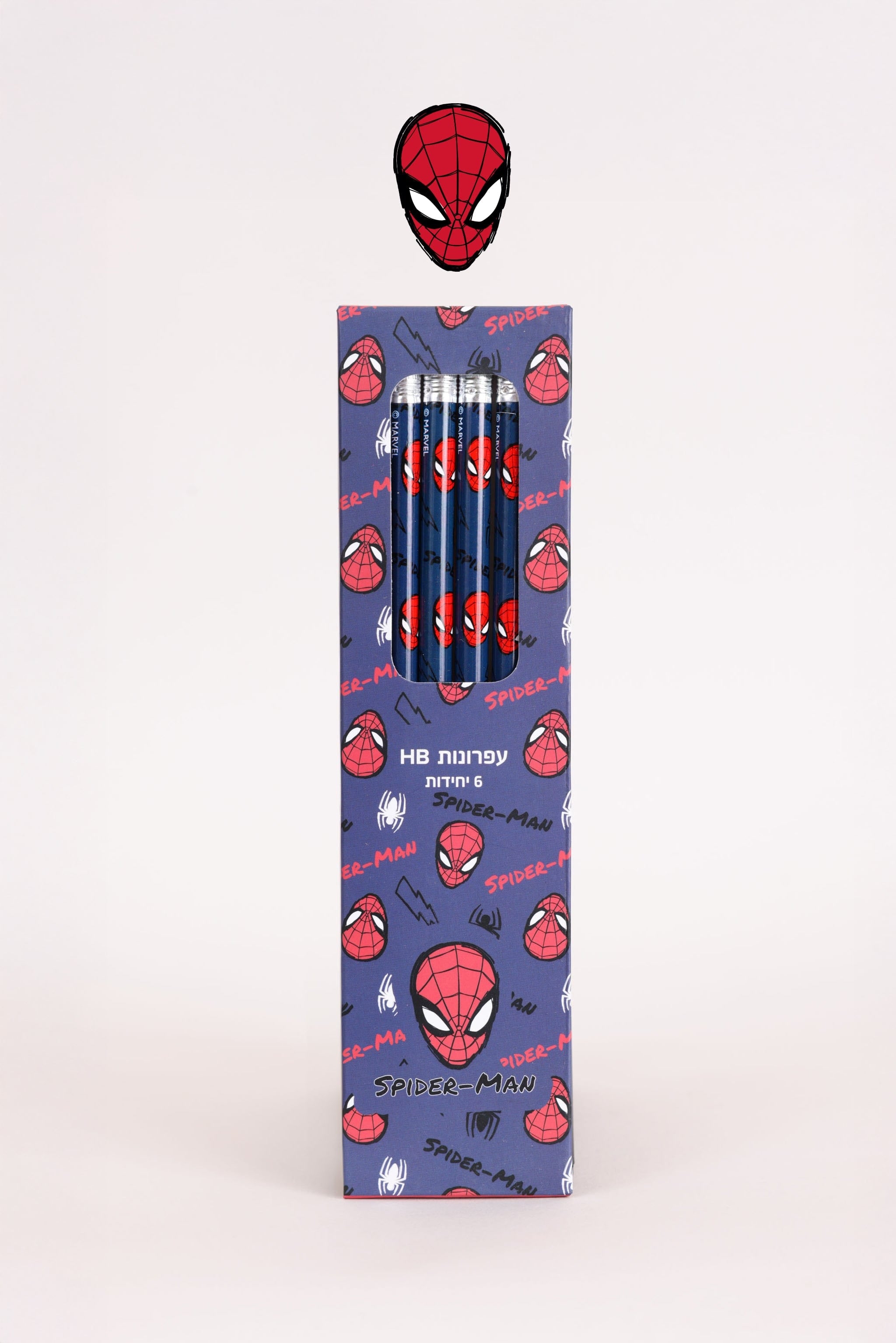 FOX אביזרים עפרונות OS סט עפרונות ממותג ספיידרמן סט עפרונות ממותג ספיידרמן 927060650038