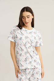 FOX נשים אחר פיג'מה עם הדפס FOX | פיג'מה עם דפוס | קנה עכשיו