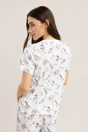 FOX נשים אחר פיג'מה עם הדפס FOX | פיג'מה עם דפוס | קנה עכשיו