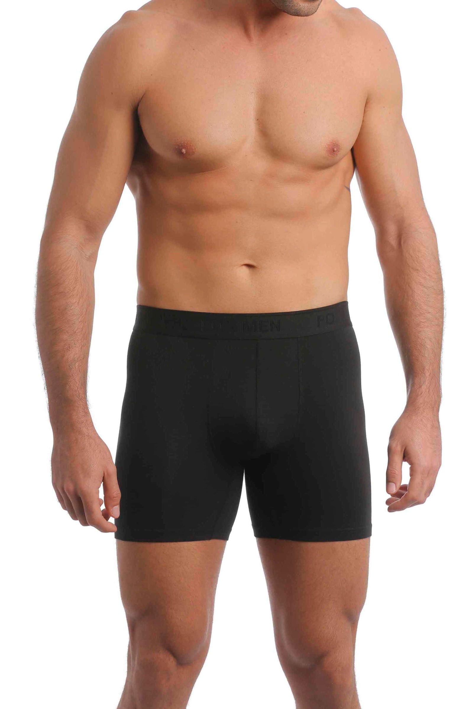 FOX אביזרים תחתונים מארז 2 תחתוני בוקסר ארוך לגבר | שחור מארז 2 תחתוני בוקסר ארוך לגבר | שחור