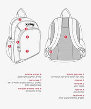 FOX אביזרים תיק OS תיק נועם Hello Kitty תיק נועם Hello Kitty 927116400038