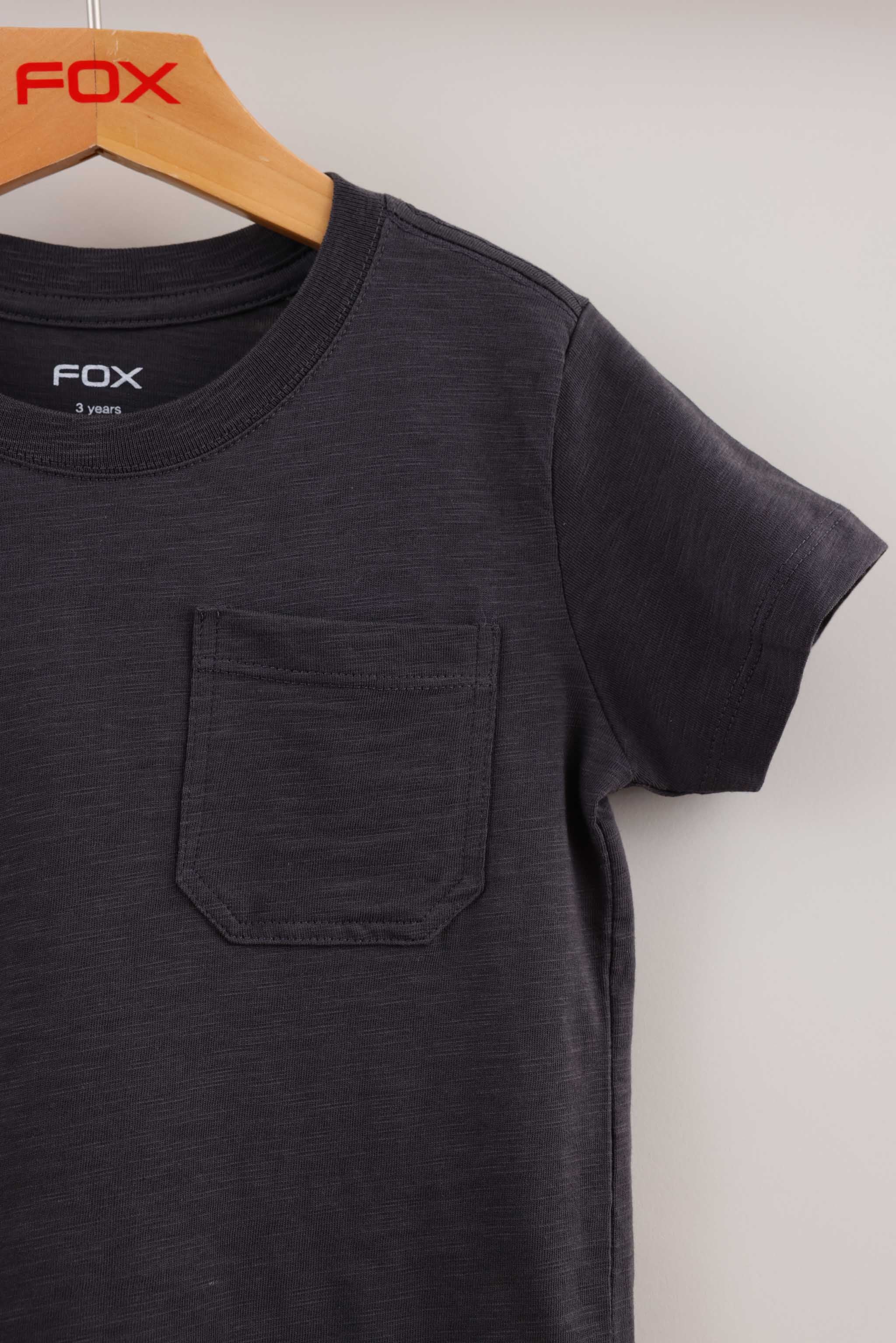 FOX תינוקות בנים חולצה מארז 3 חולצות FOX | חולצה עם כיס 3PP | קנה עכשיו