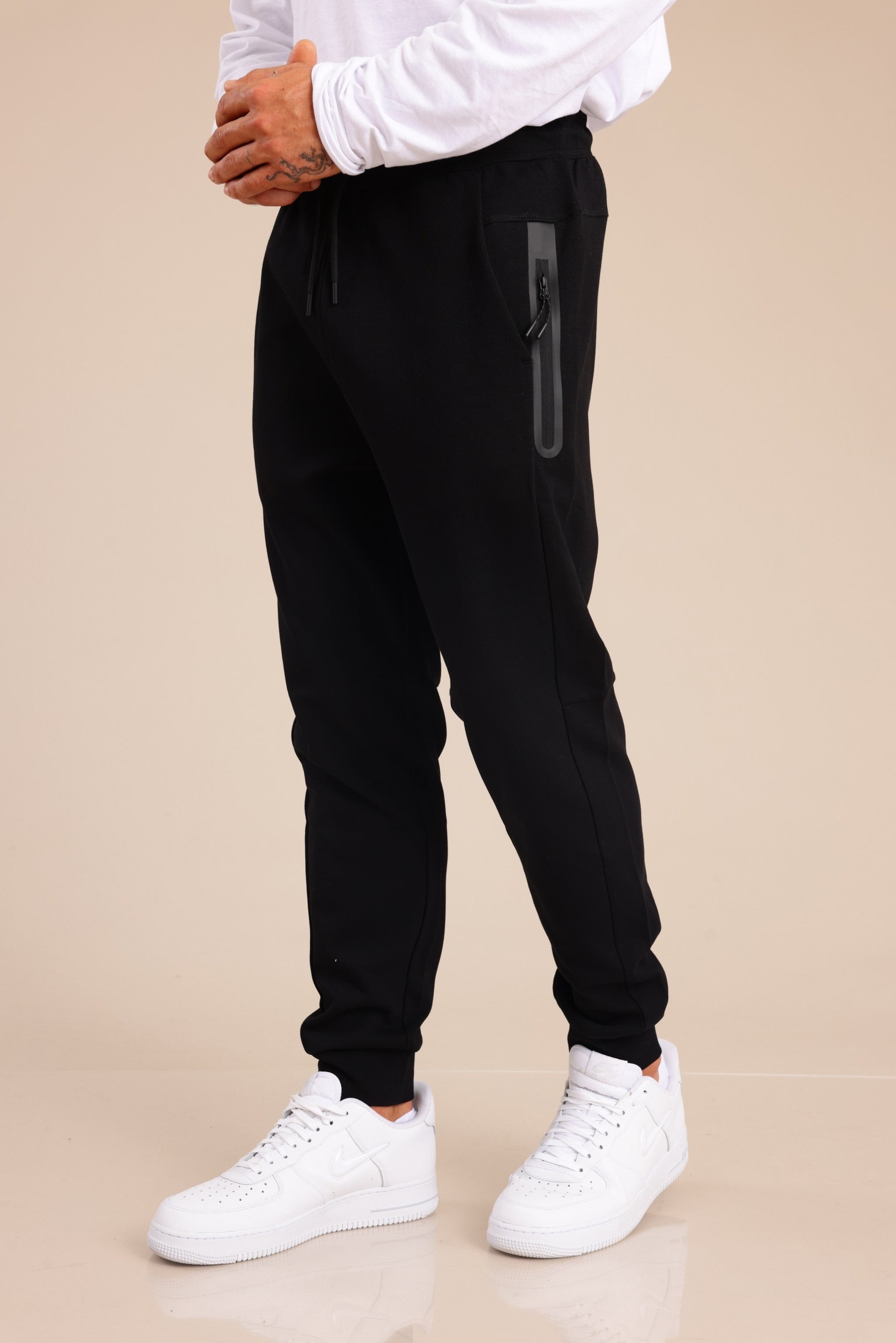 FOX גברים פוטרים מכנסי טק ארוכים מכנסי טק ארוכים