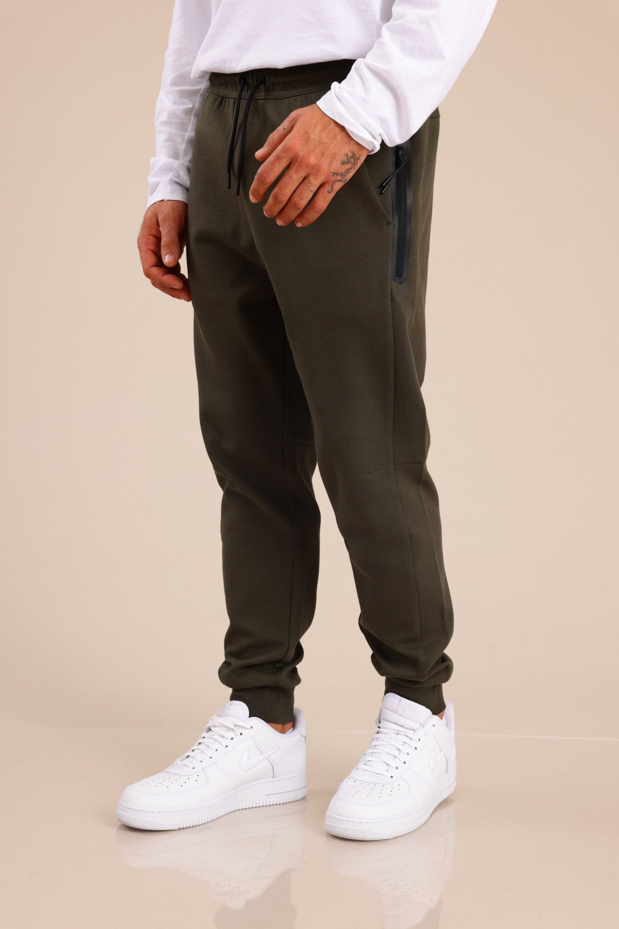 FOX גברים פוטרים מכנסי טק ארוכים מכנסי טק ארוכים