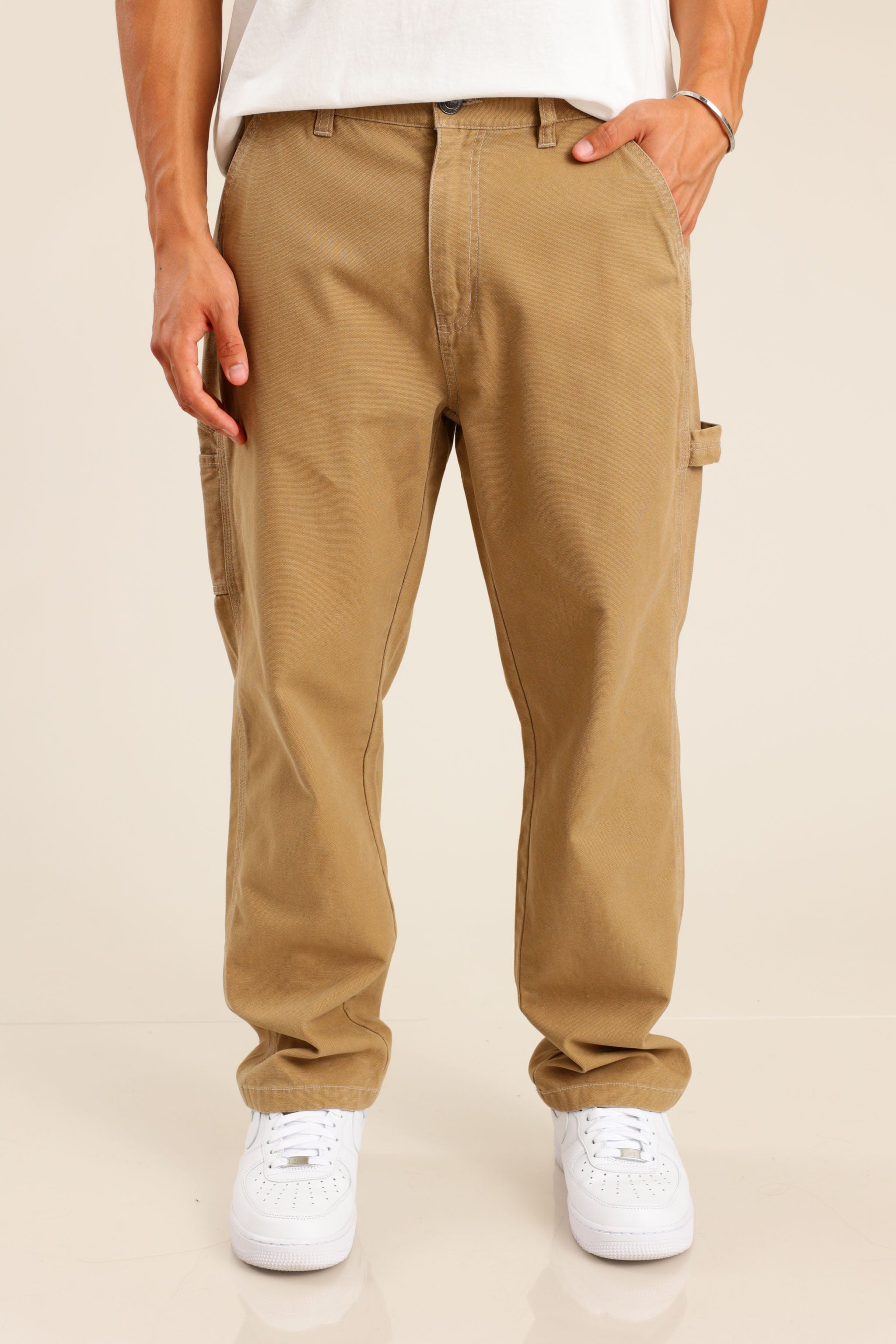 FOX FOX מכנסיים מכנסי אריג מכנסי אריג