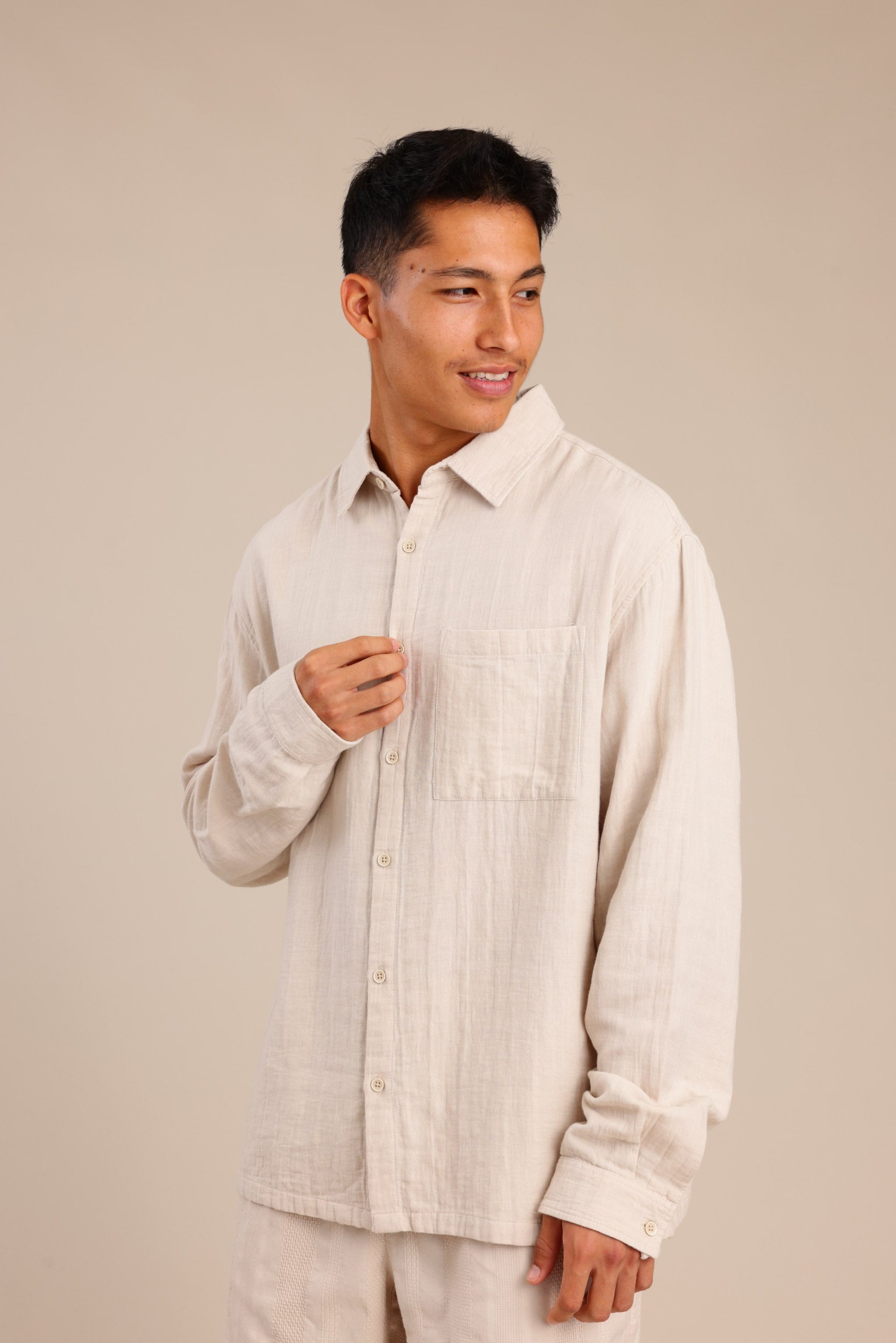 FOX גברים חולצה חולצת טטרה ארוכה חולצת טטרה ארוכה