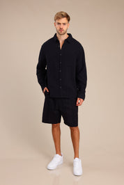 FOX גברים חולצה חולצת טטרה ארוכה חולצת טטרה ארוכה