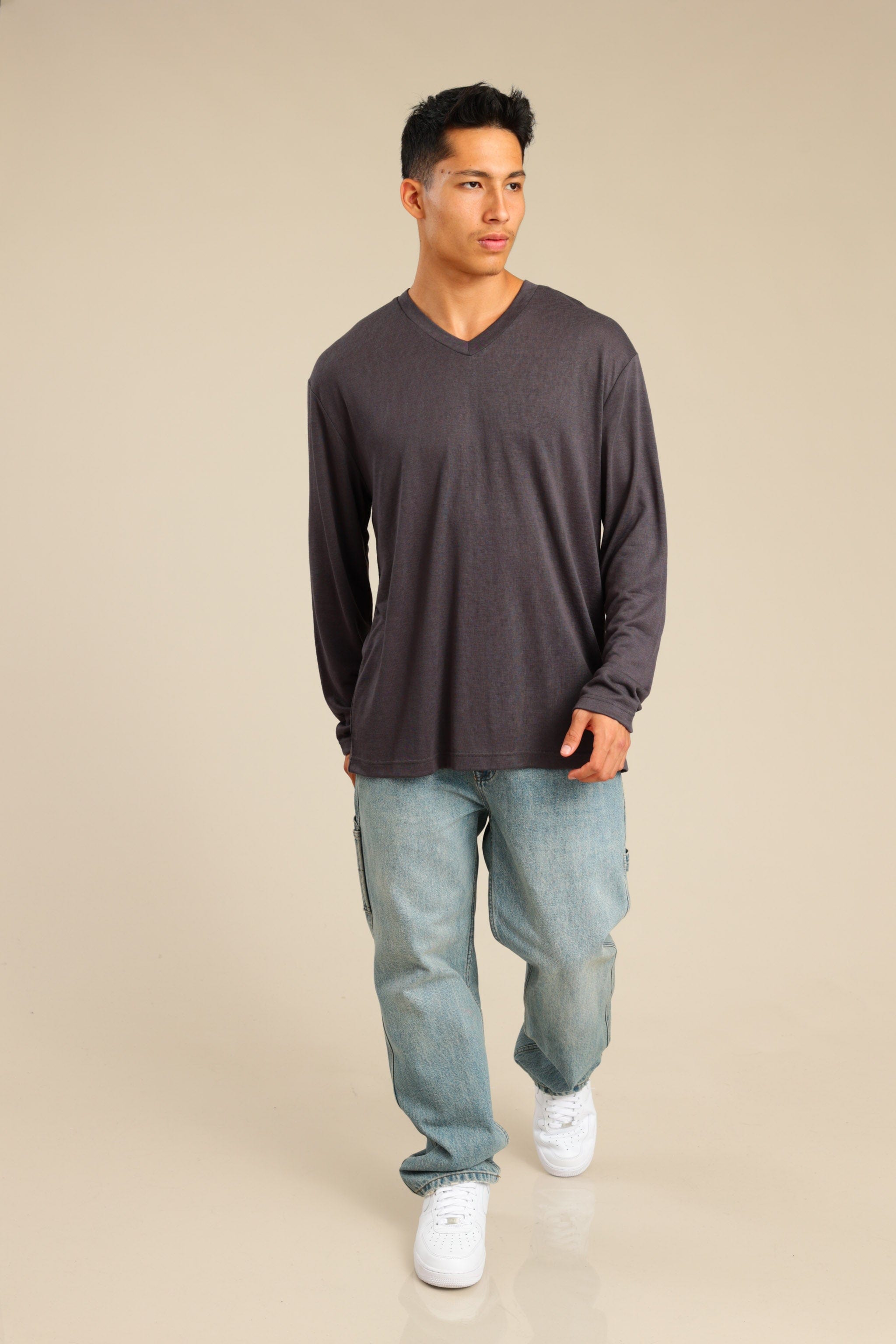 FOX גברים חולצה חולצת סלאב חולצת סלאב