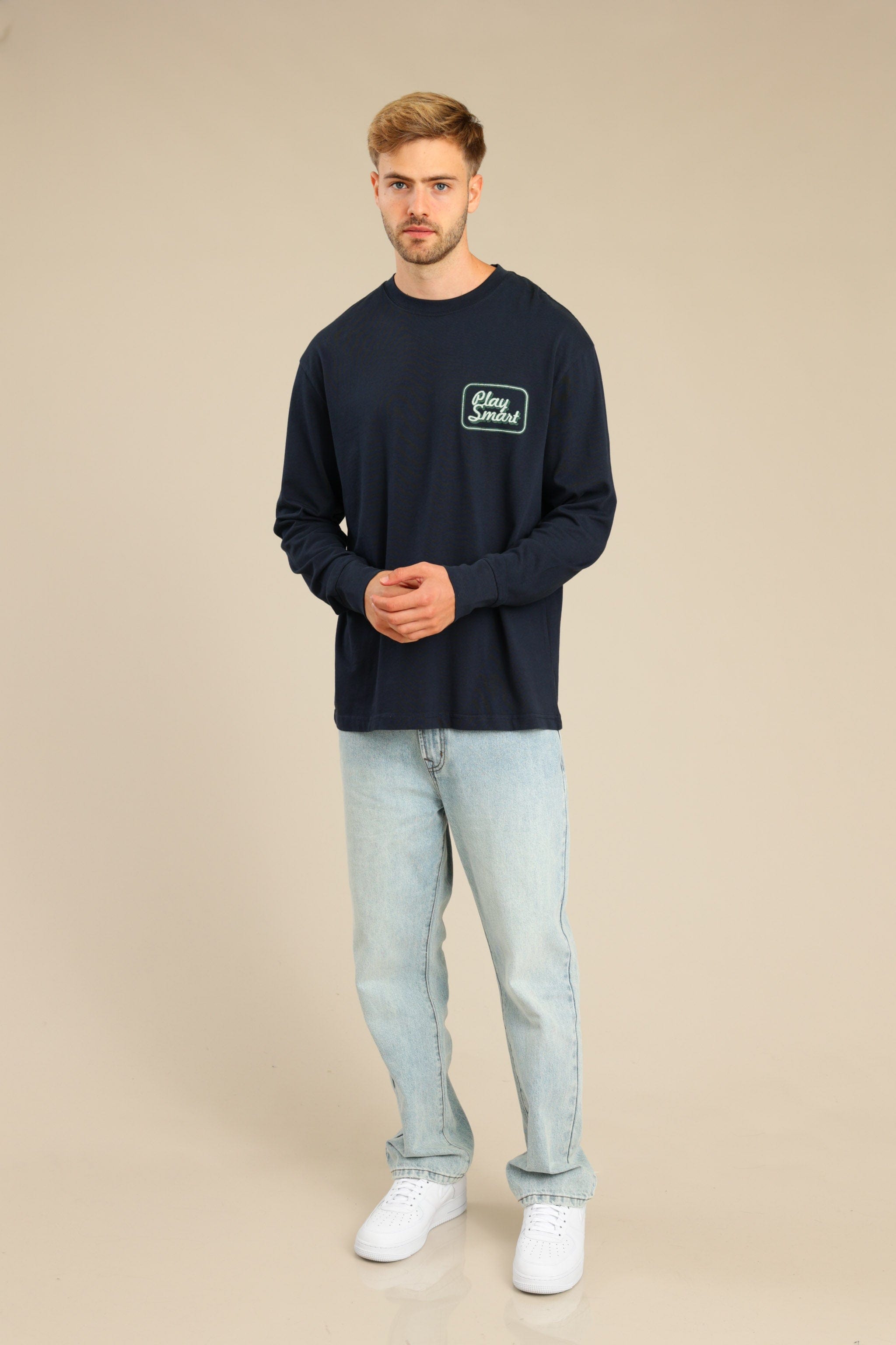 FOX גברים חולצה חולצה עם הדפס חולצה עם הדפס