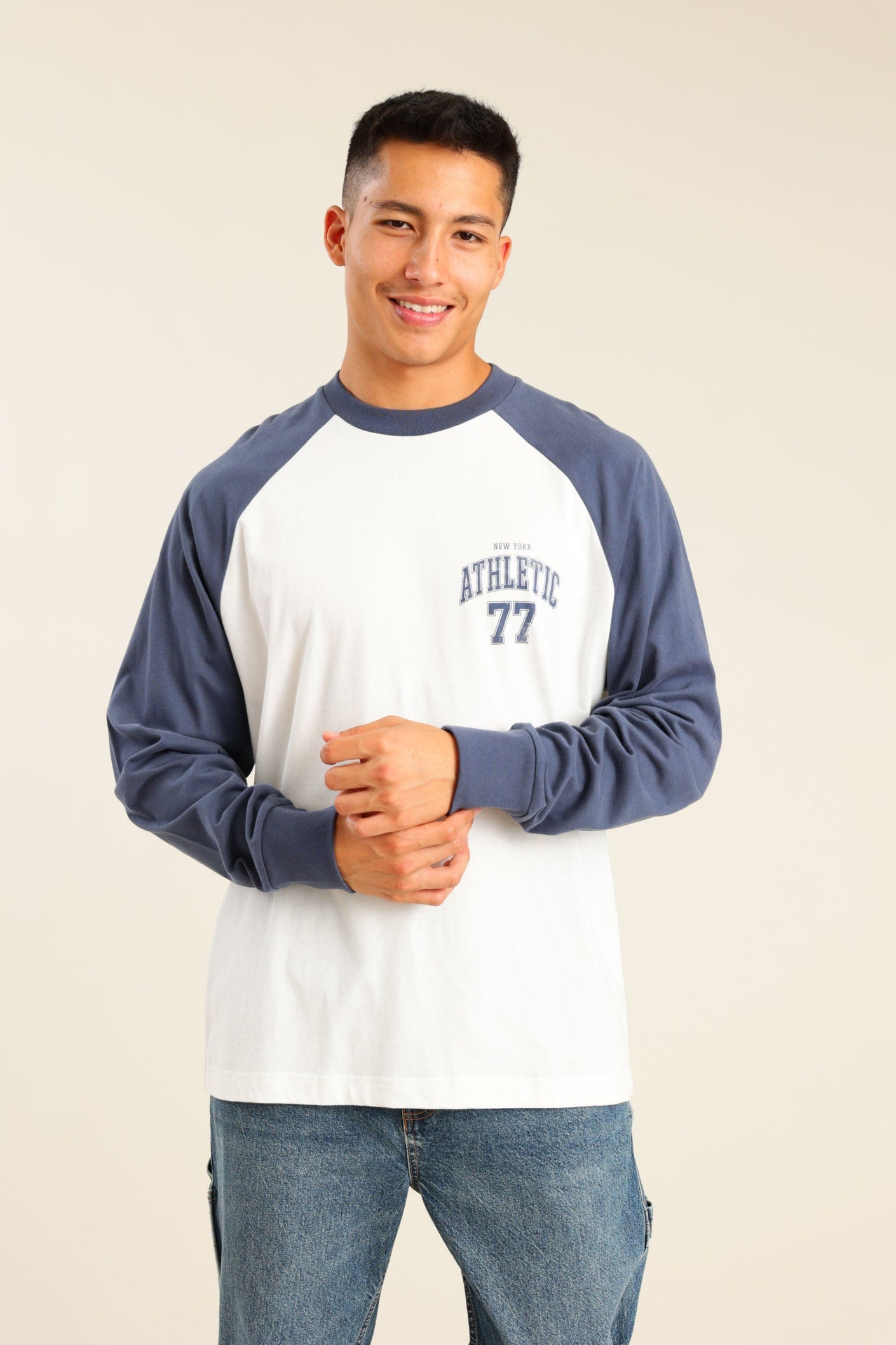 FOX גברים חולצה חולצה עם הדפס חולצה עם הדפס