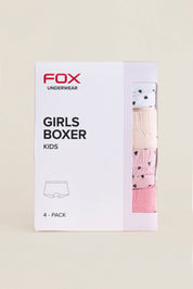 FOX אביזרים תחתונים מארז 4 תחתוני בוישורט בנות מארז 4 תחתוני בוישורט בנות