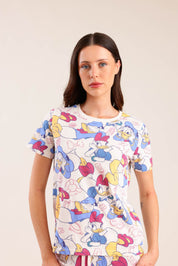 FOX נשים אחר פיג'מה ממותגת דיסני פיג'מה ממותגת דיסני