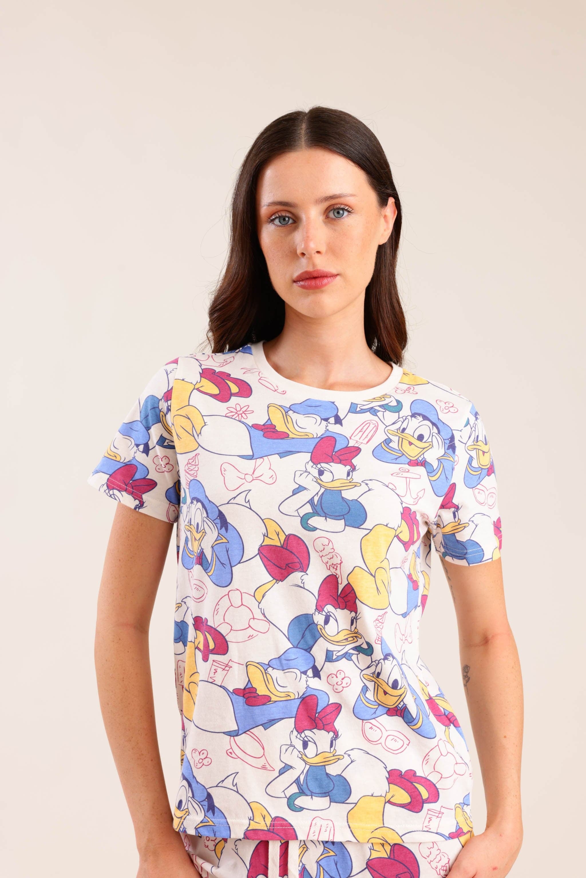 FOX נשים אחר פיג'מה ממותגת דיסני פיג'מה ממותגת דיסני