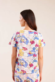 FOX נשים אחר פיג'מה ממותגת דיסני פיג'מה ממותגת דיסני