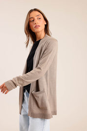 FOX נשים סריגים סריג קרדיגן סריג קרדיגן