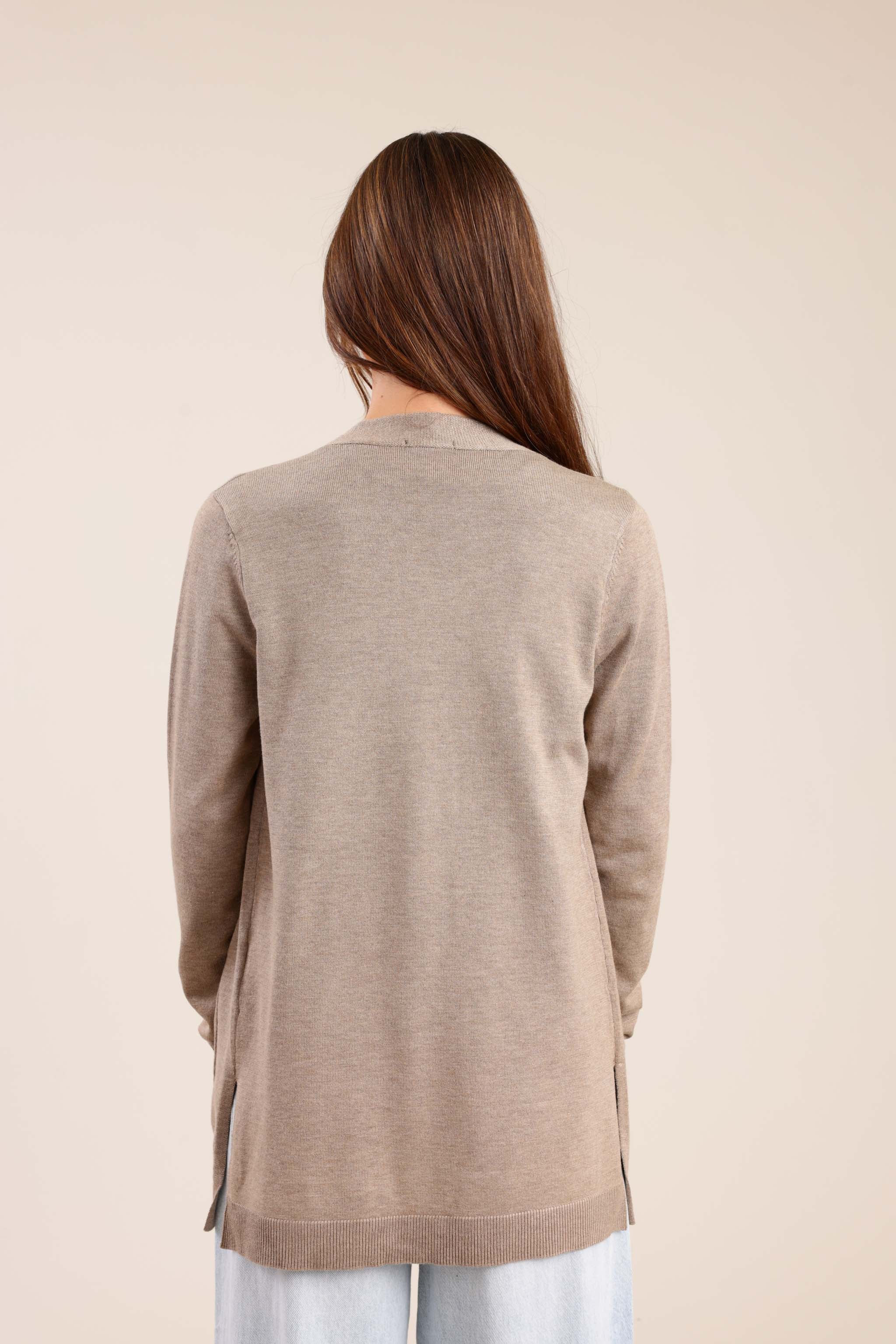 FOX נשים סריגים סריג קרדיגן סריג קרדיגן