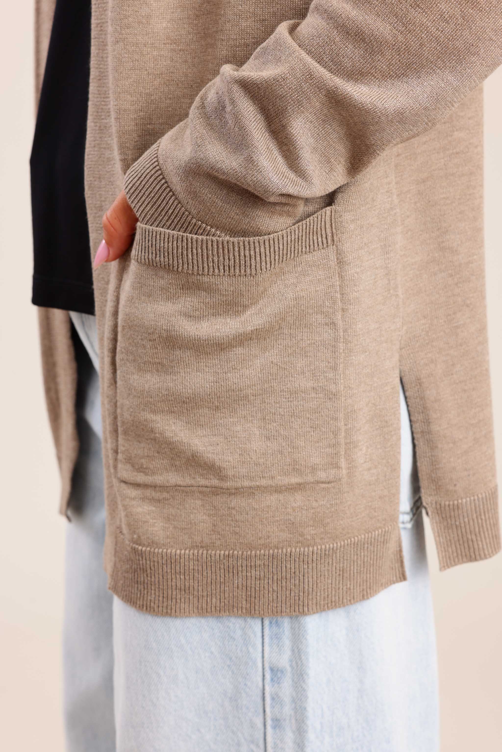 FOX נשים סריגים סריג קרדיגן סריג קרדיגן