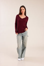 FOX FOX חולצה חולצה חלקה חולצה חלקה