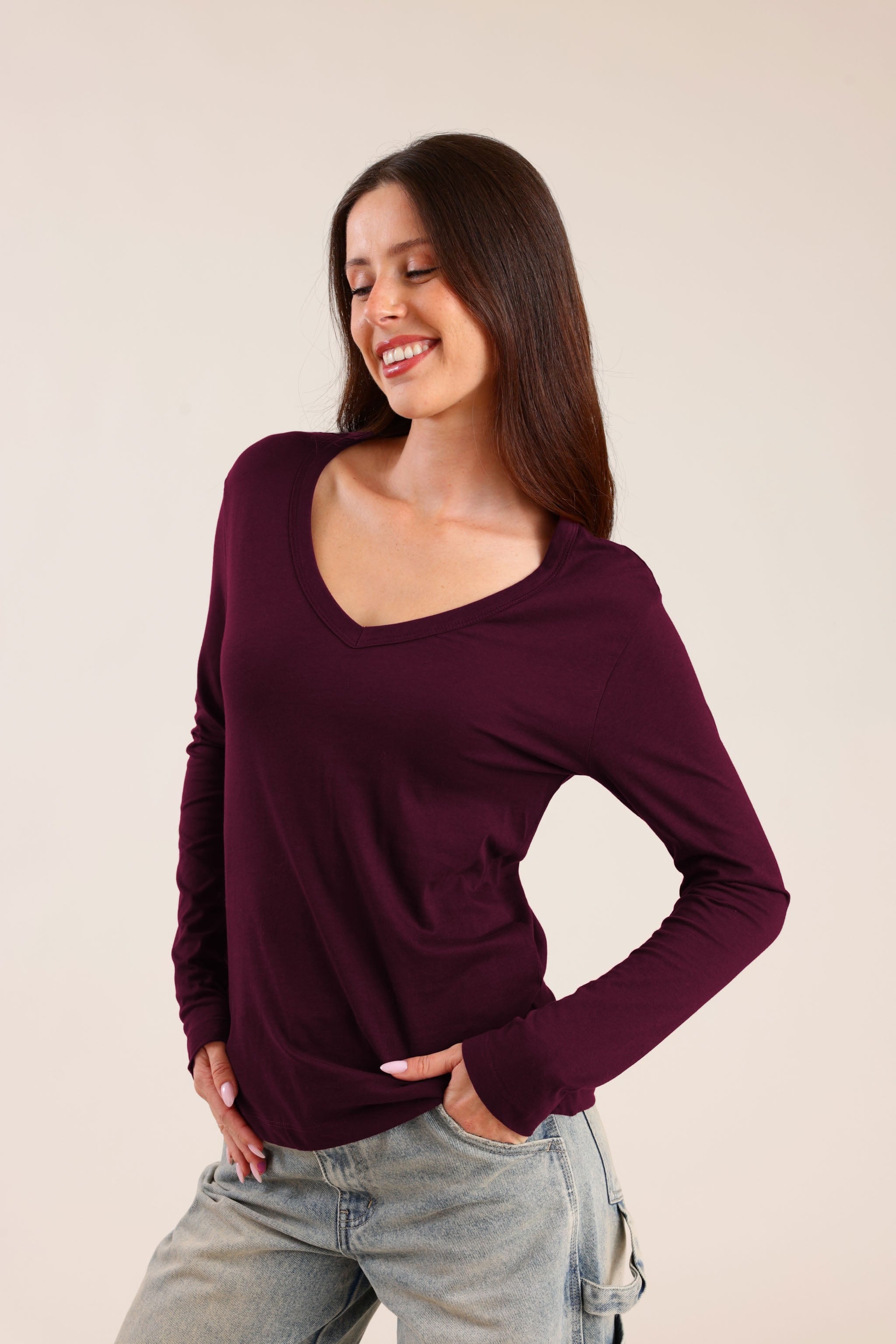 FOX FOX חולצה חולצה חלקה חולצה חלקה