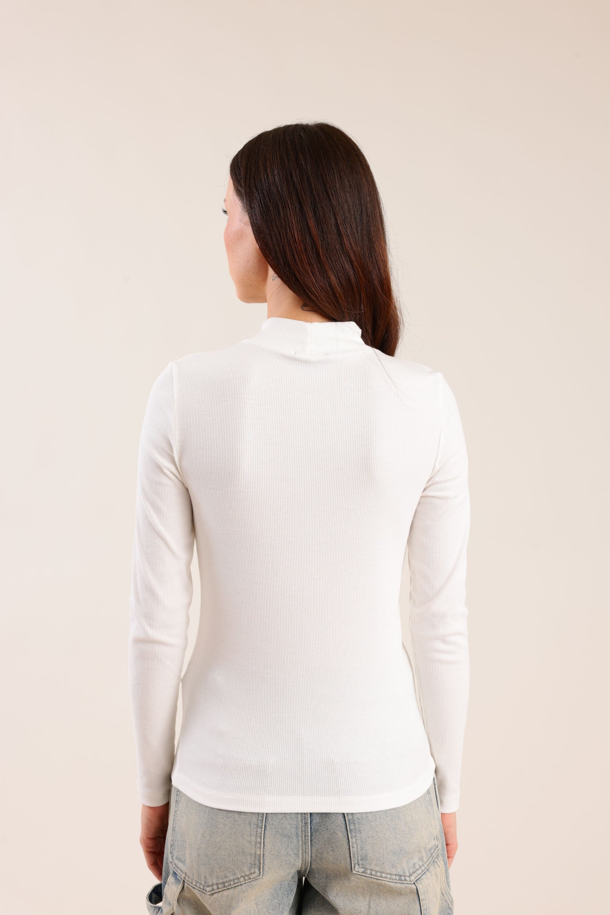 FOX נשים חולצה חולצה חלקה חולצה חלקה