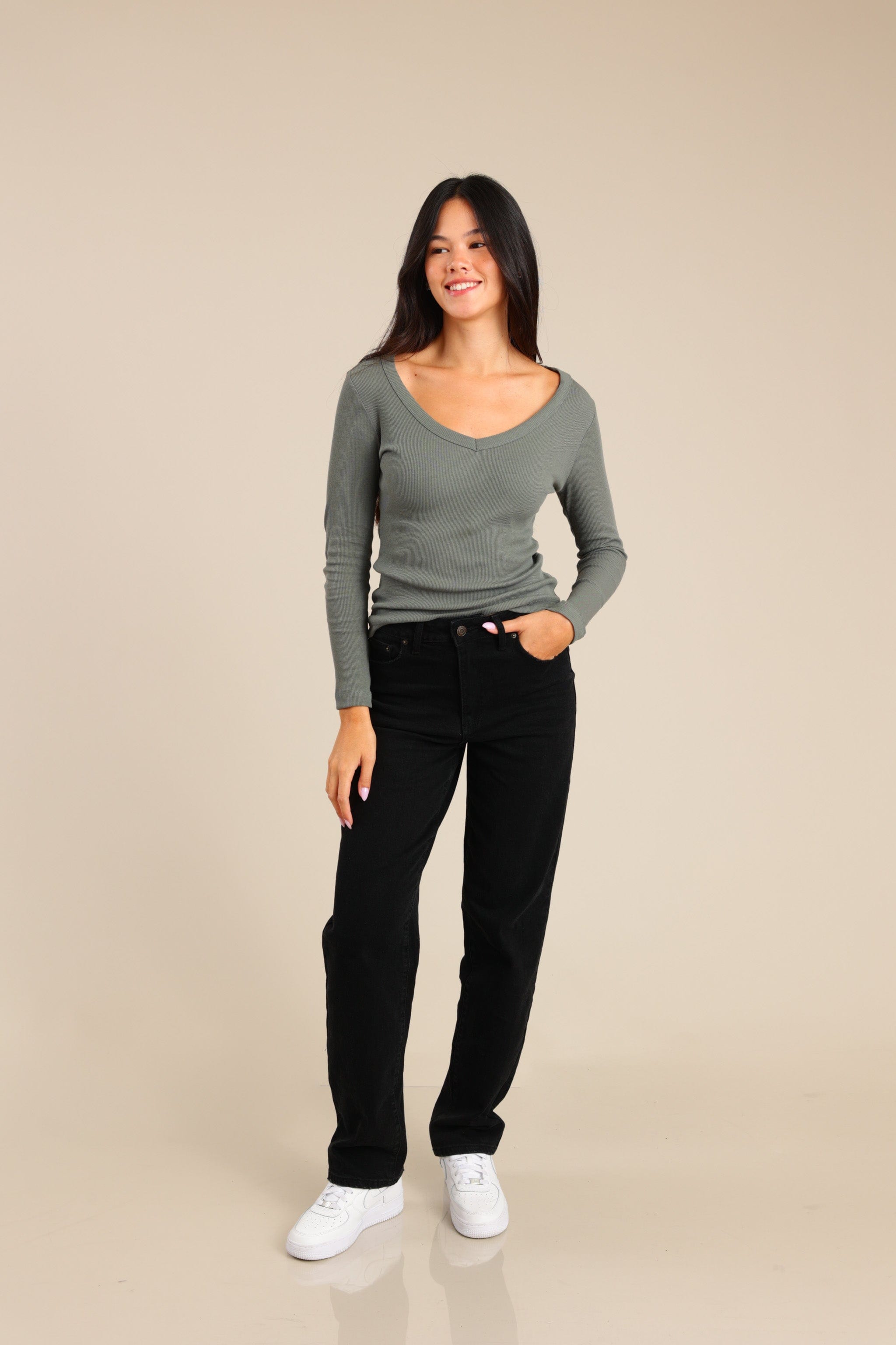 FOX FOX חולצה חולצה חלקה חולצה חלקה