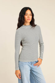 FOX נשים חולצה חולצת גולף פסים חולצת גולף פסים