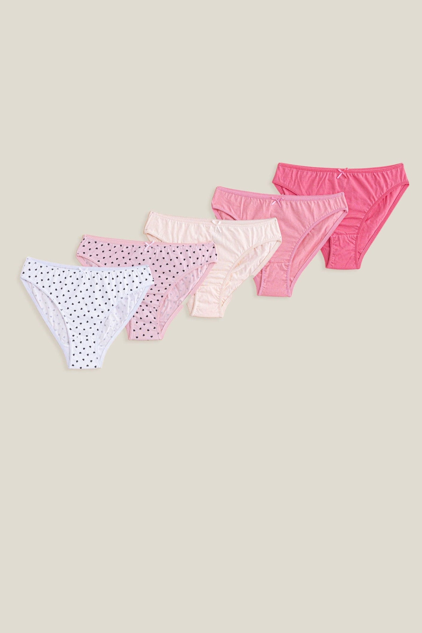 FOX אביזרים תחתונים מארז 5 תחתוני ביקיני בנות מארז 5 תחתוני ביקיני בנות