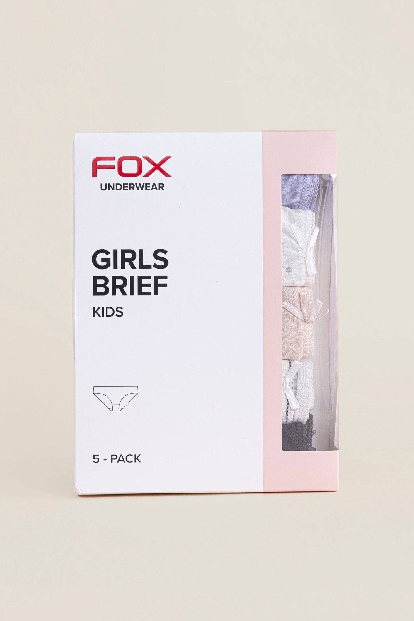 FOX אביזרים תחתונים מארז 5 תחתוני ביקיני בנות מארז 5 תחתוני ביקיני בנות