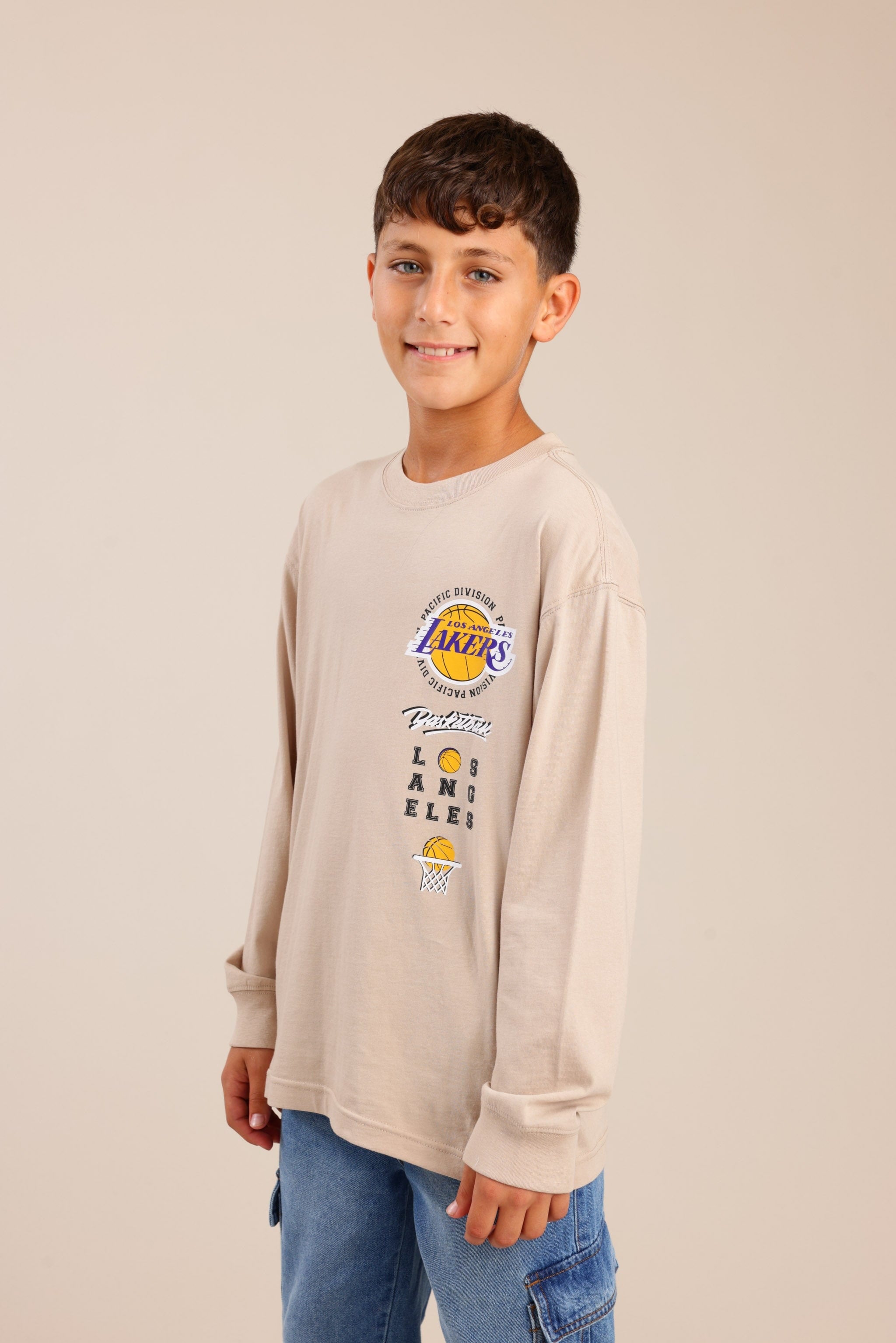 FOX בנים חולצה חולצה ממותגת NBA חולצה ממותגת NBA