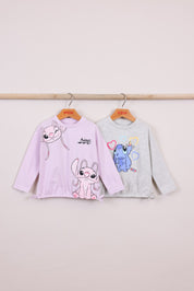 FOX FOX חולצה חולצה ממותגת דיסני 2 במארז חולצה ממותגת דיסני 2 במארז