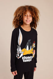 FOX בנים אחר פיג'מה ממותגת לוני טונס פיג'מה ממותגת לוני טונס