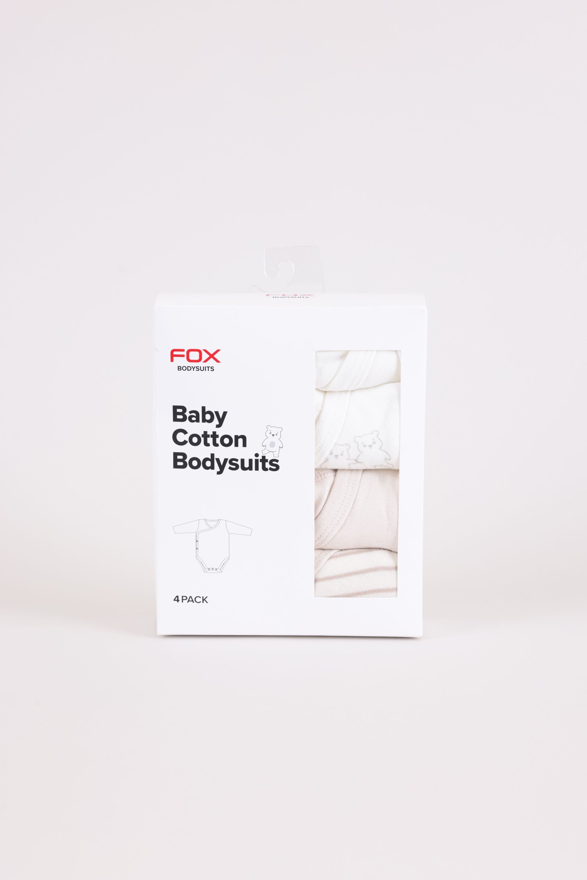 FOX FOX אחר 4PP בגד גוף מעטפת חלק ודפוס 4PP בגד גוף מעטפת חלק ודפוס