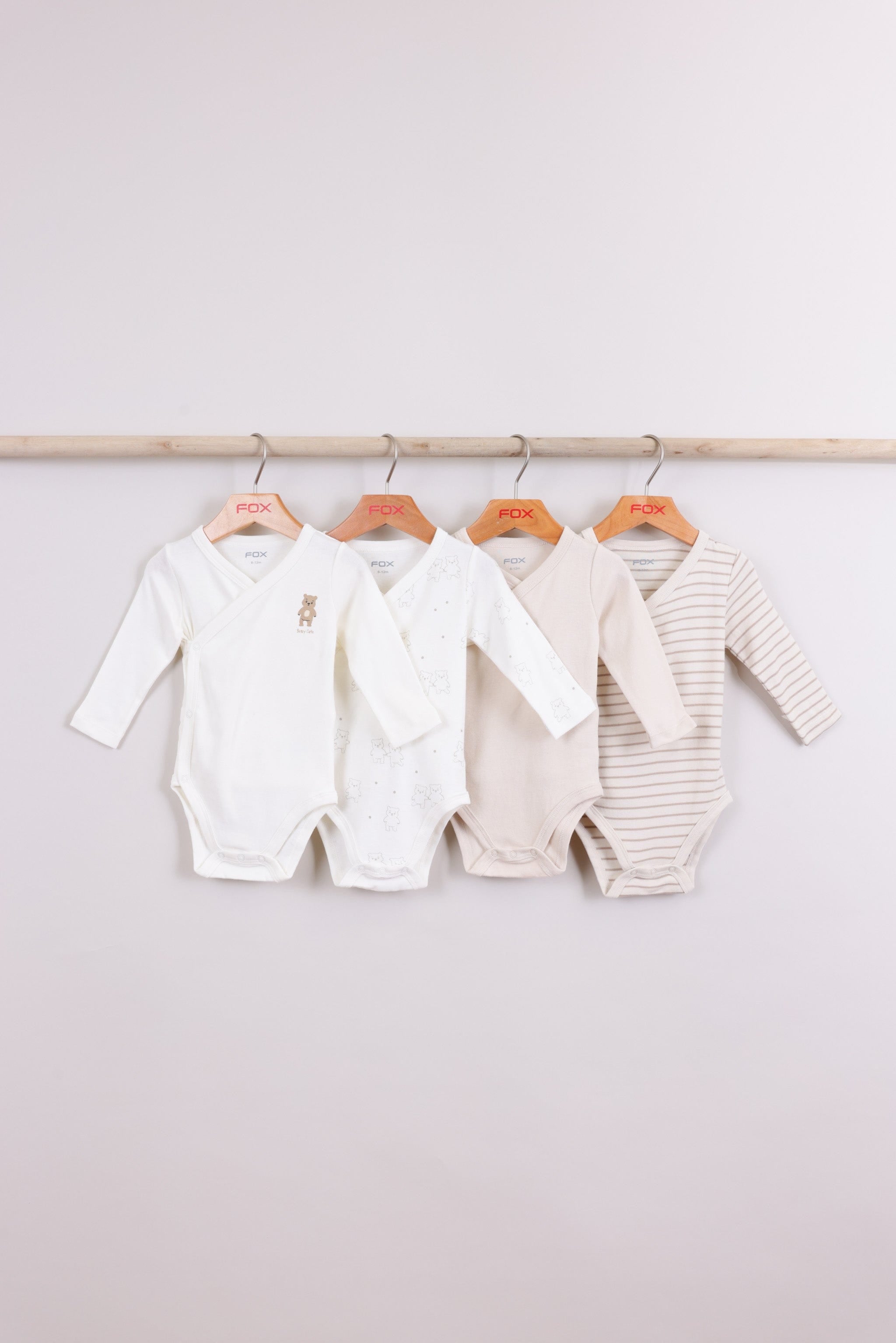 FOX FOX אחר 4PP בגד גוף מעטפת חלק ודפוס 4PP בגד גוף מעטפת חלק ודפוס