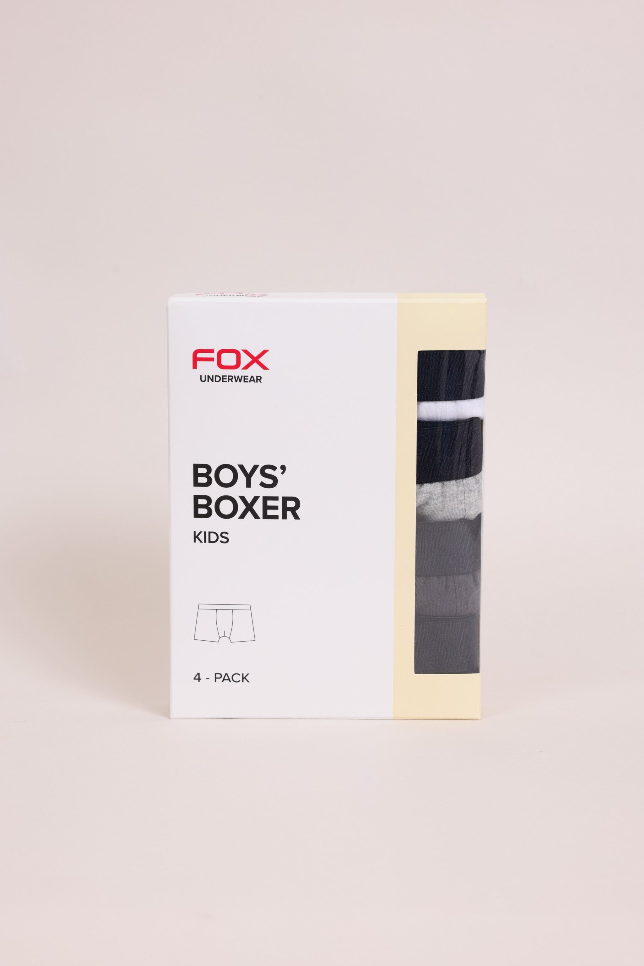 FOX FOX תחתונים בוקסר בנים שחור 4PP בוקסר בנים שחור 4PP