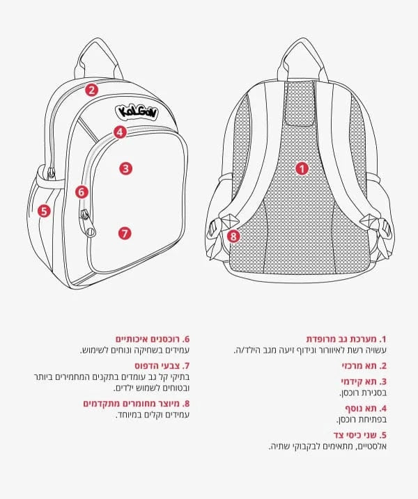 FOX אביזרים תיק OS תיק נועם Cars תיק נועם Cars 927105650038