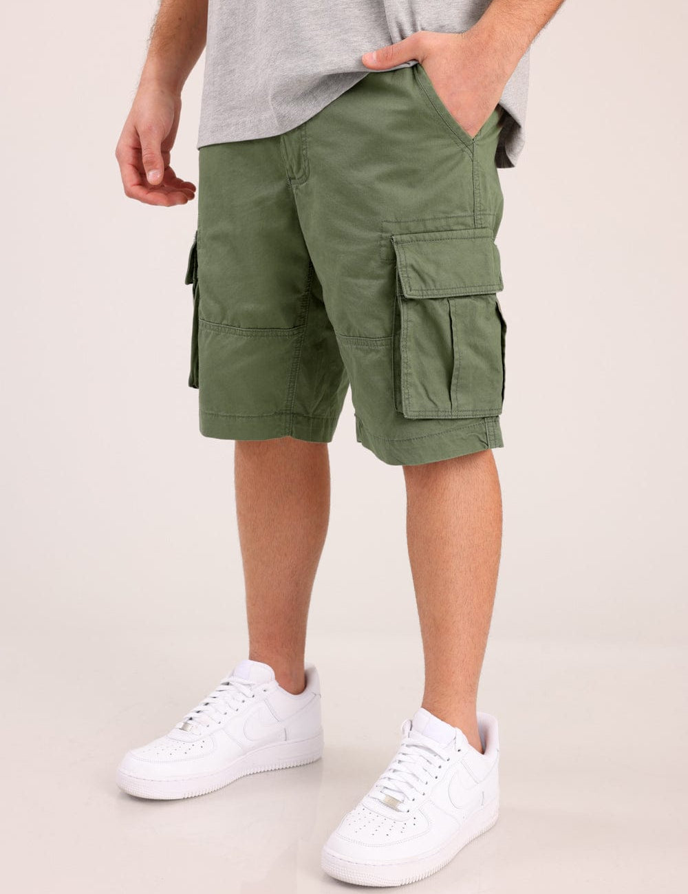 FOX גברים מכנסיים מכנסי אריג קצרים מכנסי אריג קצרים