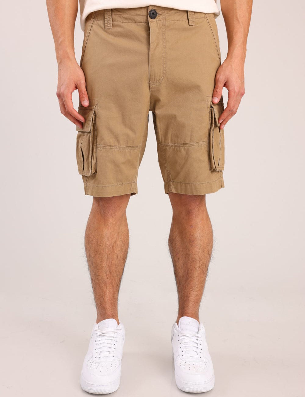 FOX גברים מכנסיים מכנסי אריג קצרים מכנסי אריג קצרים