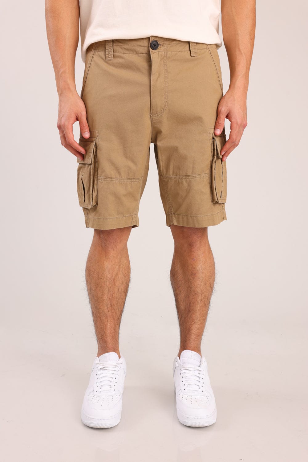 FOX גברים מכנסיים מכנסי אריג קצרים מכנסי אריג קצרים