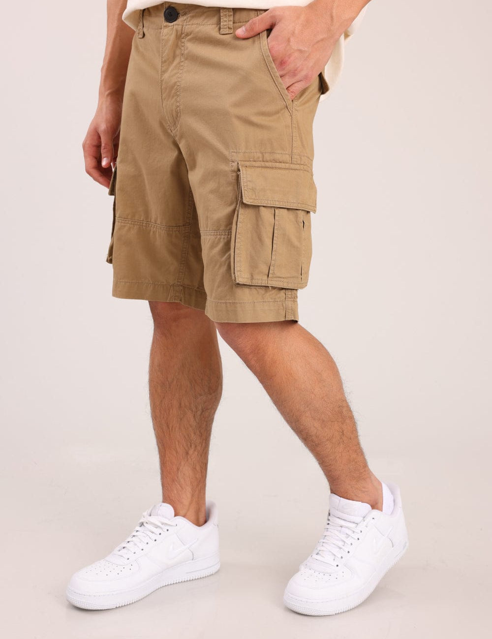 FOX גברים מכנסיים מכנסי אריג קצרים מכנסי אריג קצרים