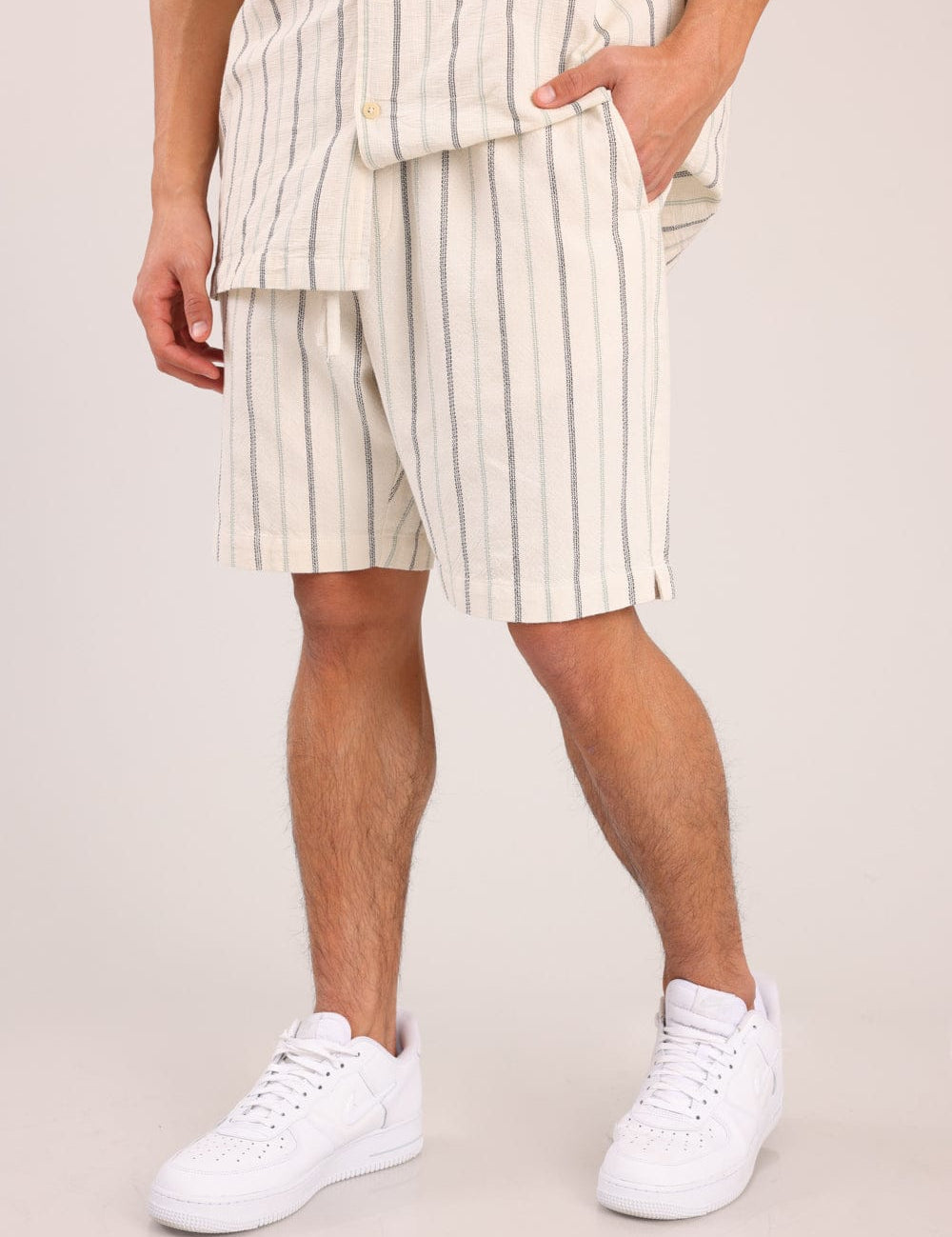 FOX גברים מכנסיים מכנסי אריג קצרים מכנסי אריג קצרים