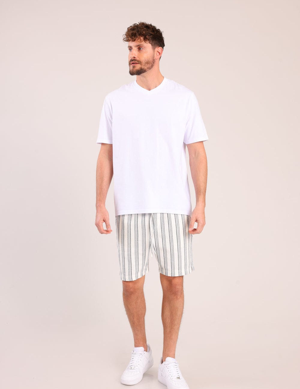 FOX גברים מכנסיים קצרים מכנסי אריג קצרים מכנסי אריג קצרים