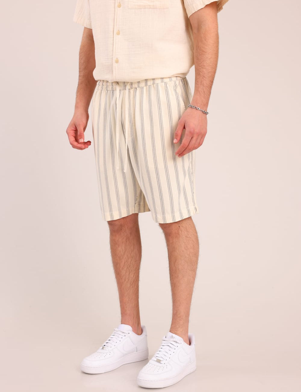 FOX גברים מכנסיים קצרים מכנסי אריג קצרים מכנסי אריג קצרים