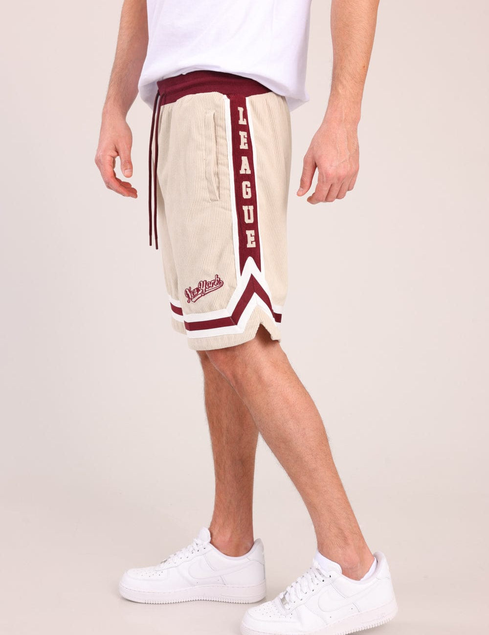 FOX גברים מכנסיים קצרים מכנסי אריג קצרים מכנסי אריג קצרים